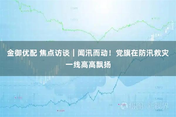 金御优配 焦点访谈｜闻汛而动！党旗在防汛救灾一线高高飘扬
