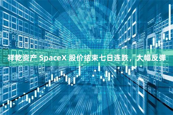 祥乾资产 SpaceX 股价结束七日连跌，大幅反弹